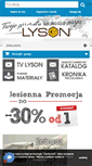 Mobile Screenshot of lyson.com.pl